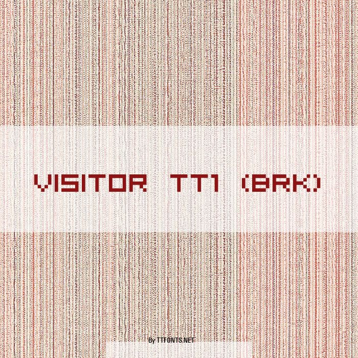 Visitor TT1 (BRK) example